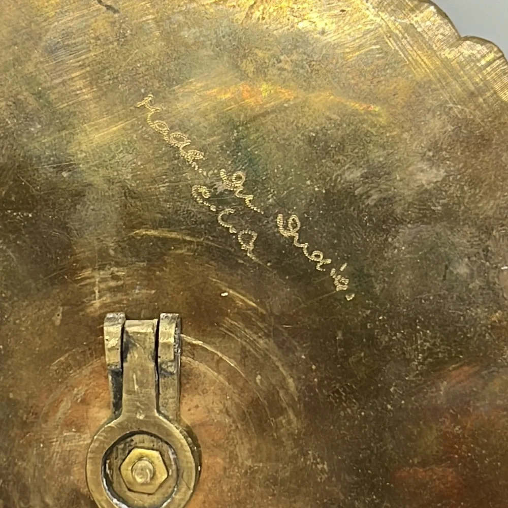 Vintage Brass 75 Year Calendar, 1958 to 2032, Made in India